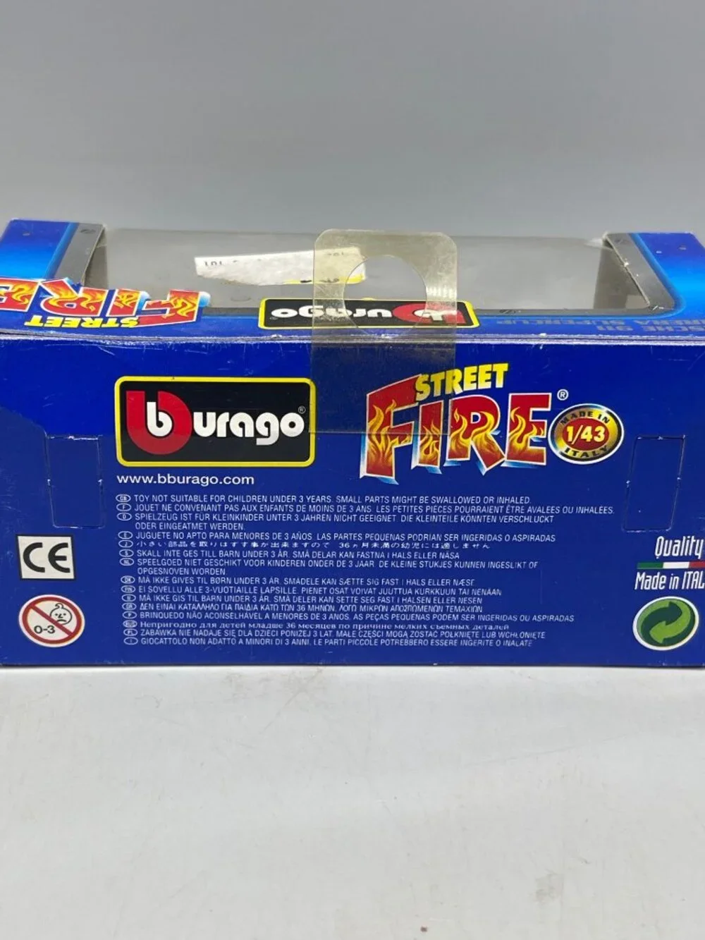 Burago Street Fire Collection Porsche 911 Carrera Supercup COD. 4153 READ New